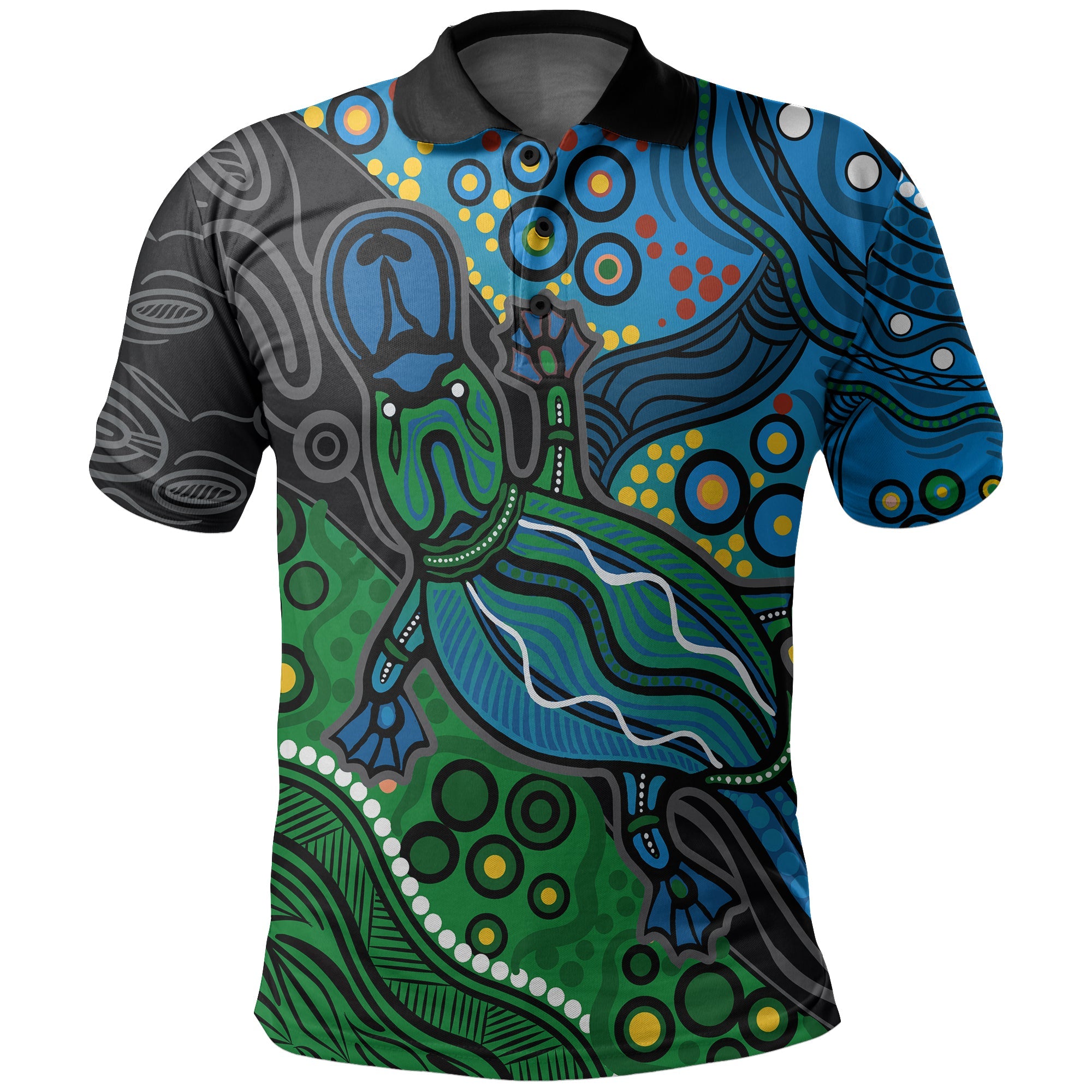 aboriginal-platypus-polo-shirt-tribal-no-2