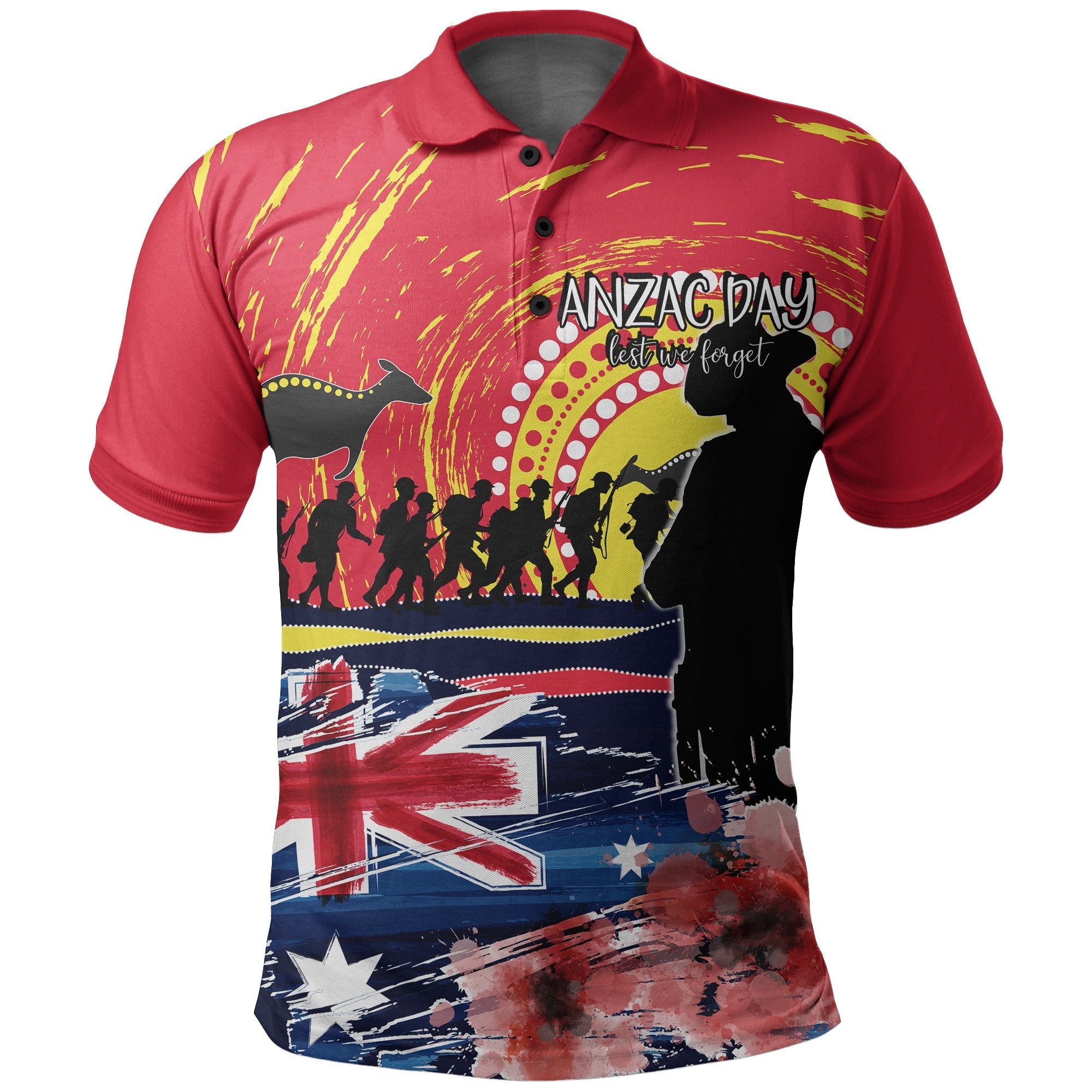 australia-polo-shirt-anzac-day-lest-we-forget-no-2