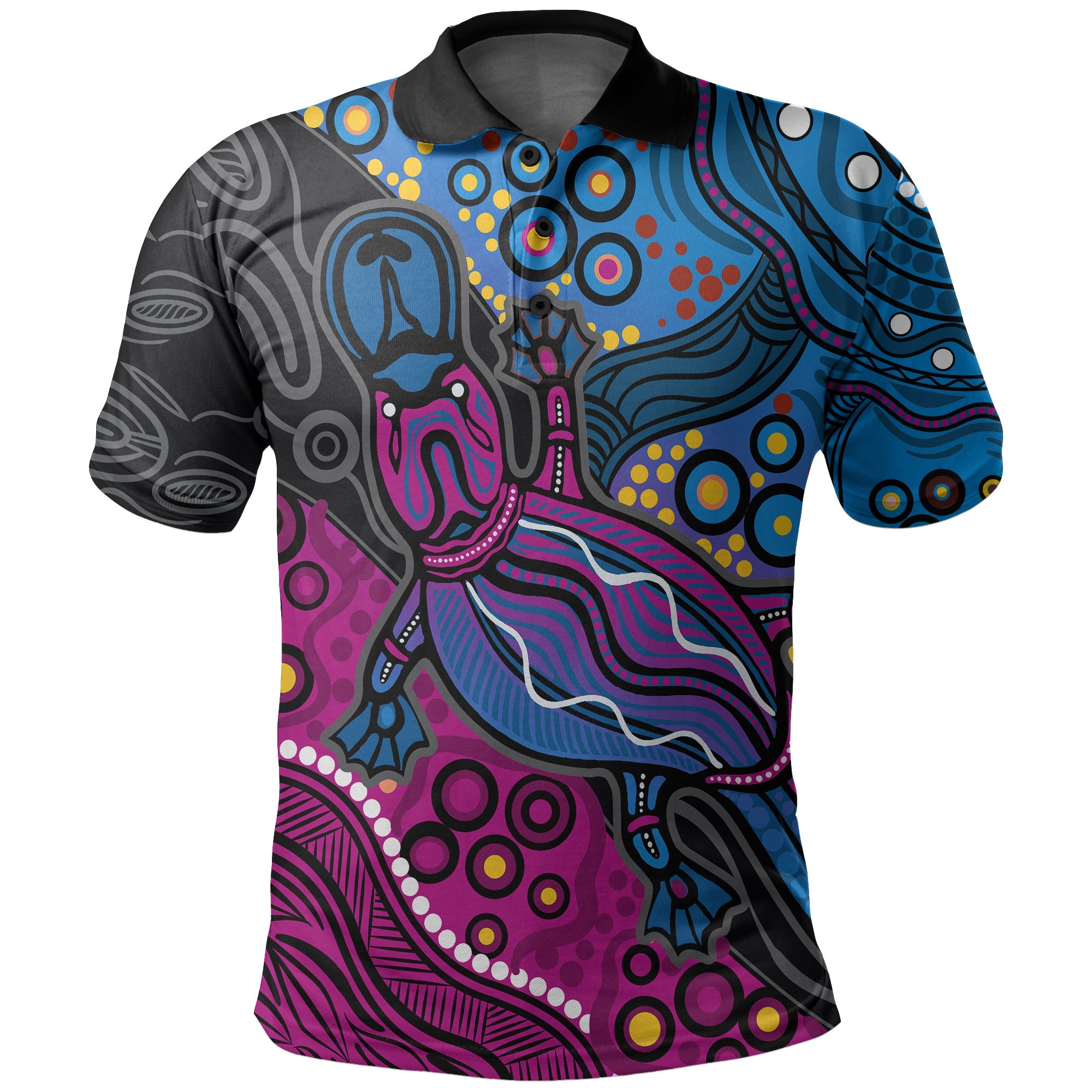 aboriginal-platypus-polo-shirt-tribal-no-3