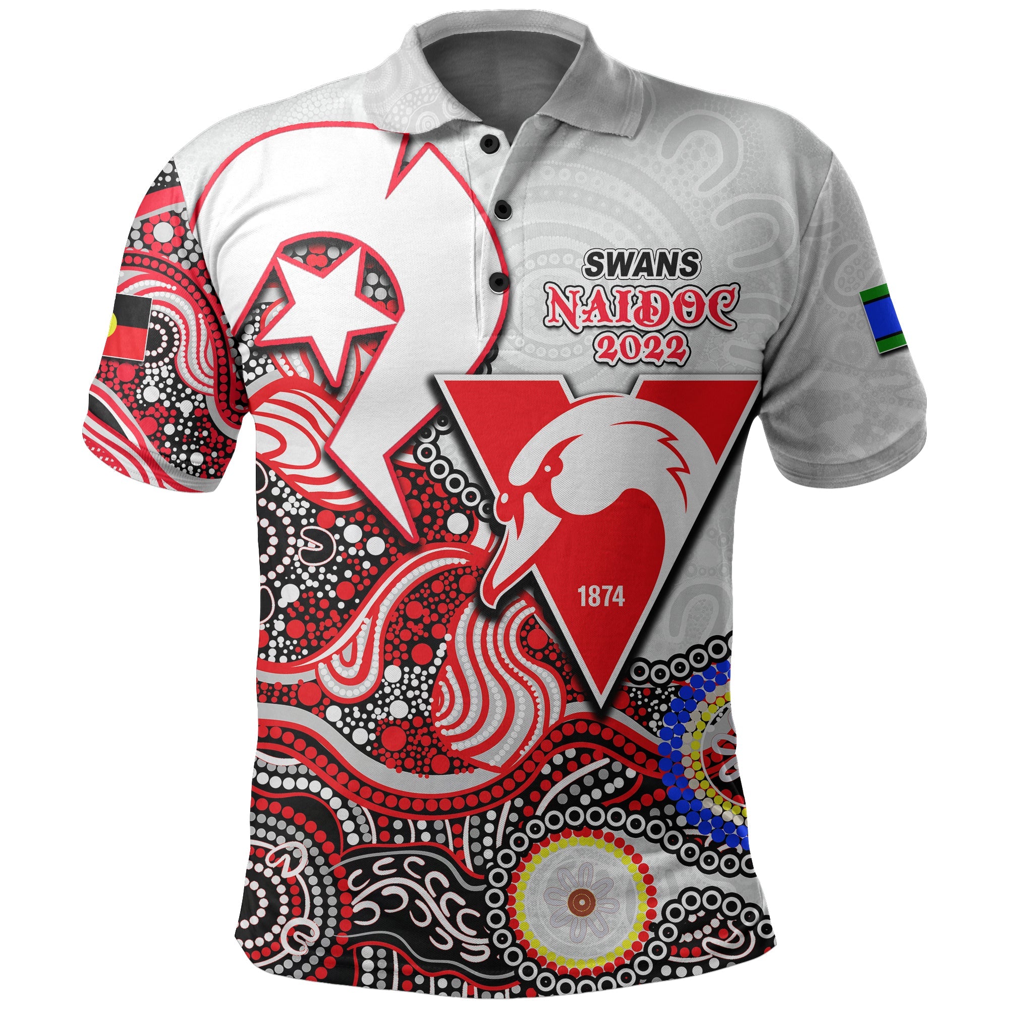 swans-australian-football-polo-shirt-naidoc-2022-patterns