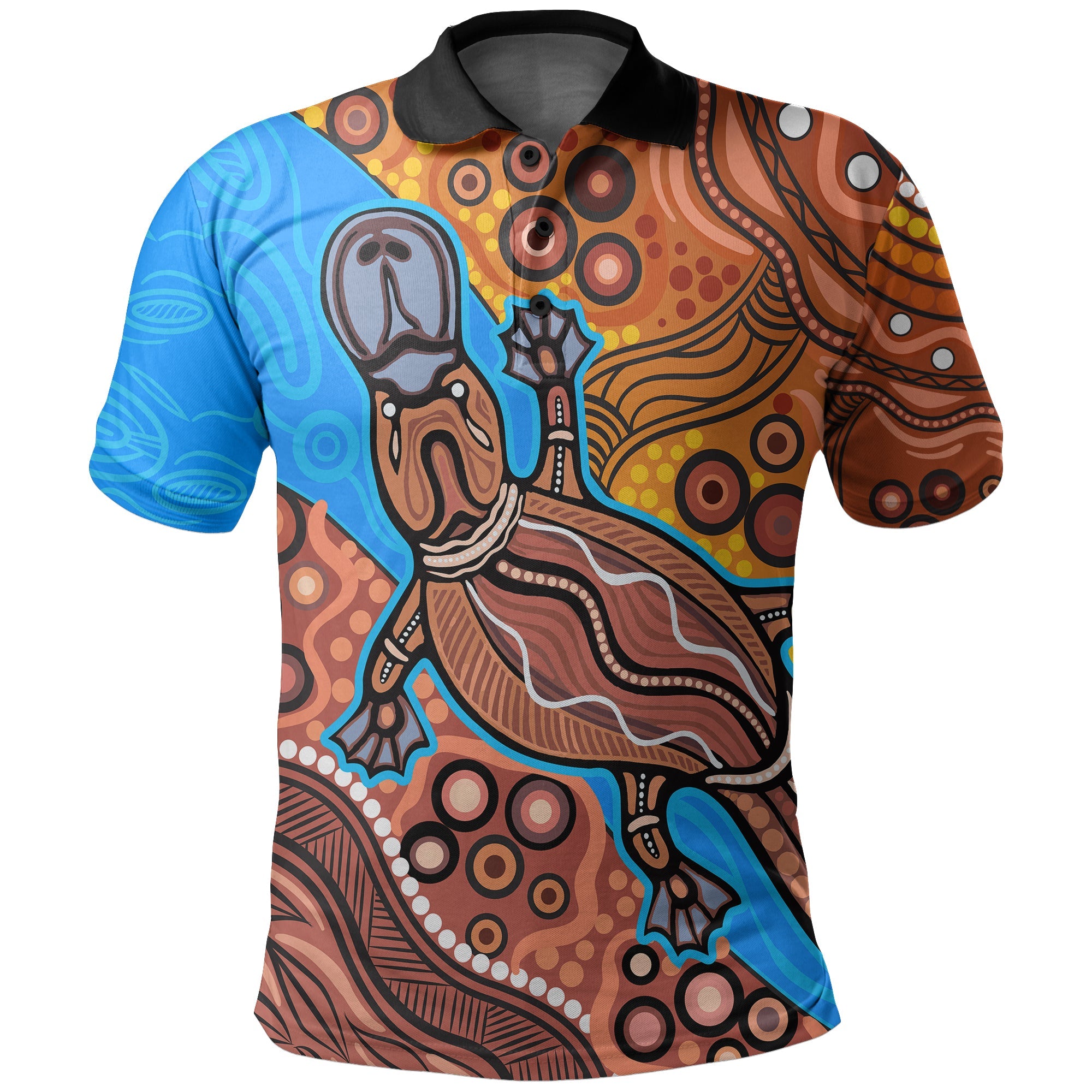 aboriginal-platypus-polo-shirt-tribal-no-5