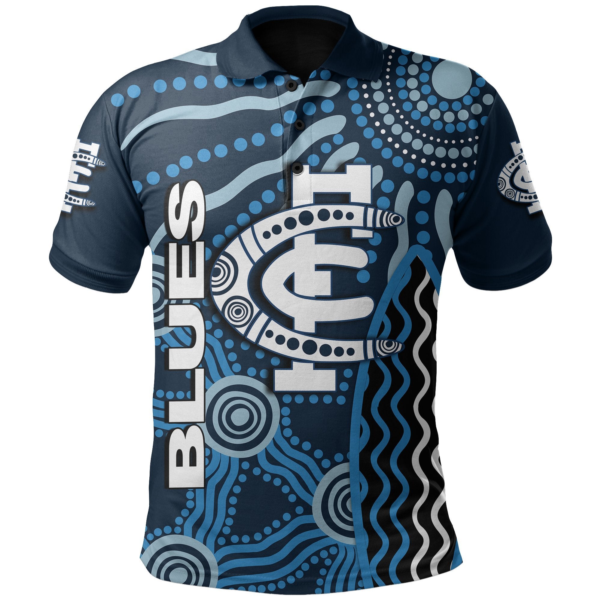 combo-polo-shirt-and-men-short-carlton-blues-aboriginal