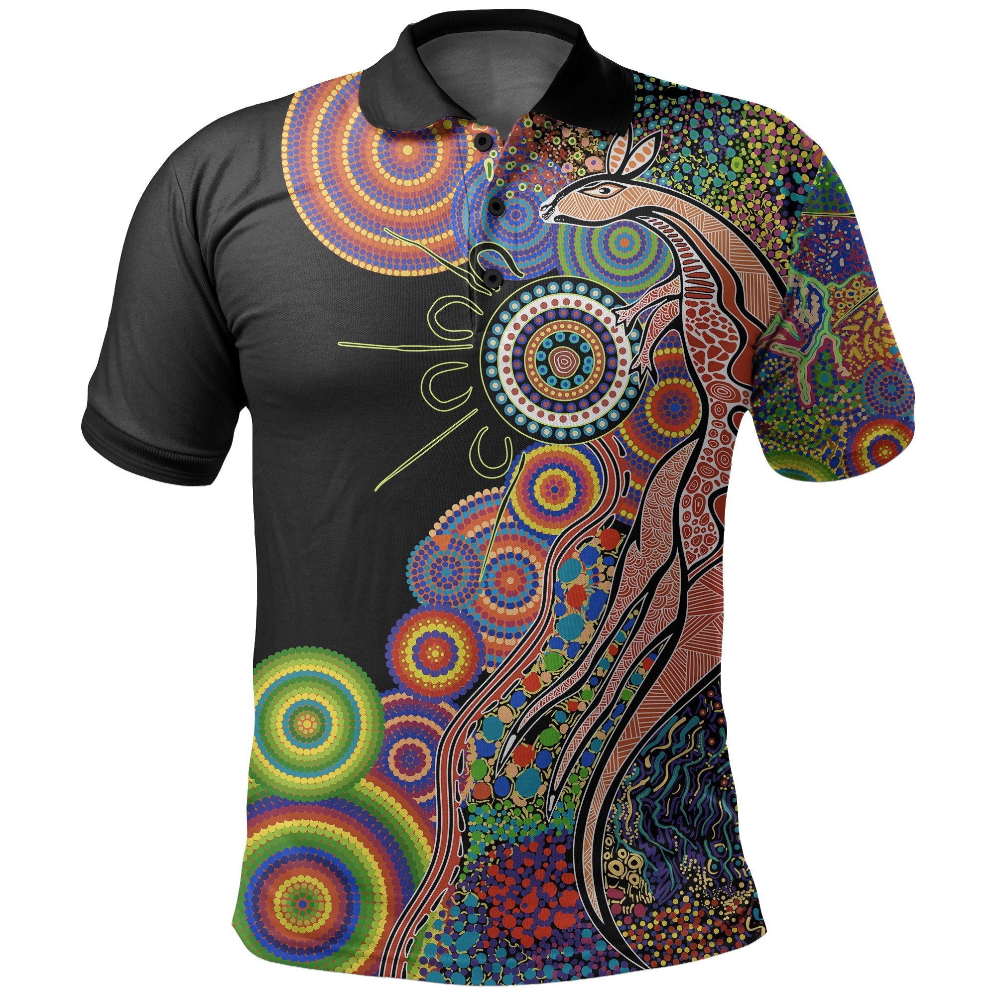 australia-polo-shirt-aboriginal-style-no-1