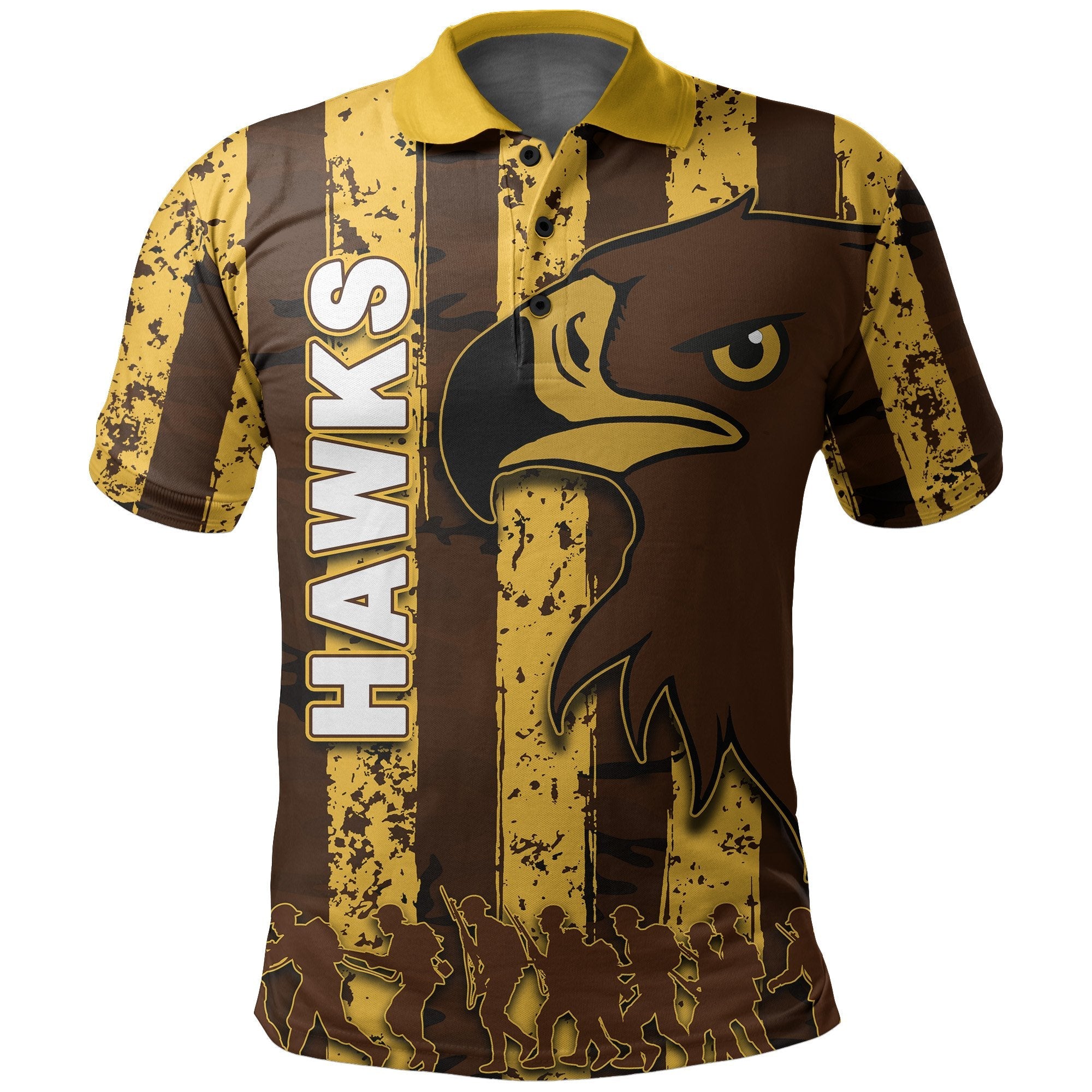 hawks-polo-shirt-anzac-day-army