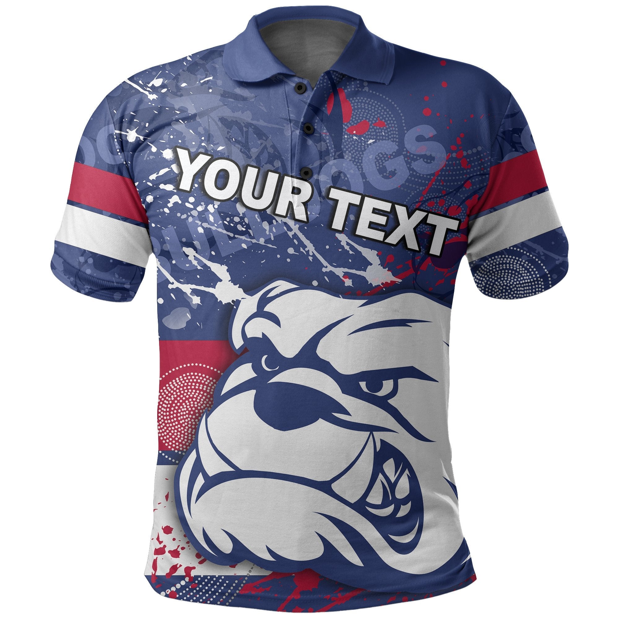 custom-personalised-western-bulldogs-polo-shirt