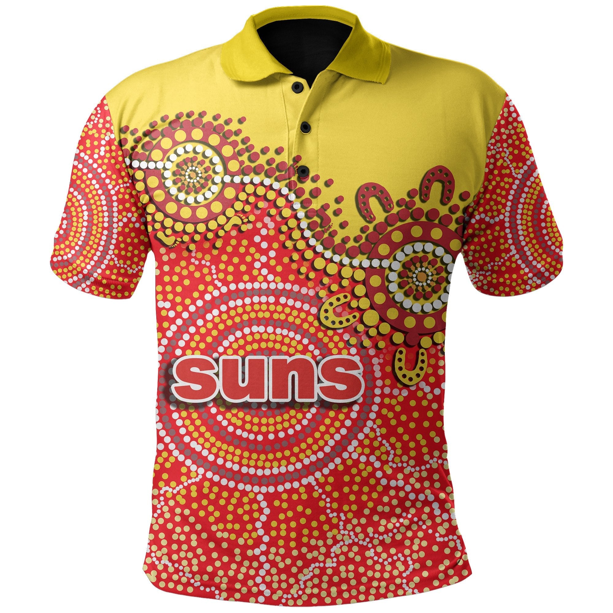 gold-coast-polo-shirt-sun-aboriginal