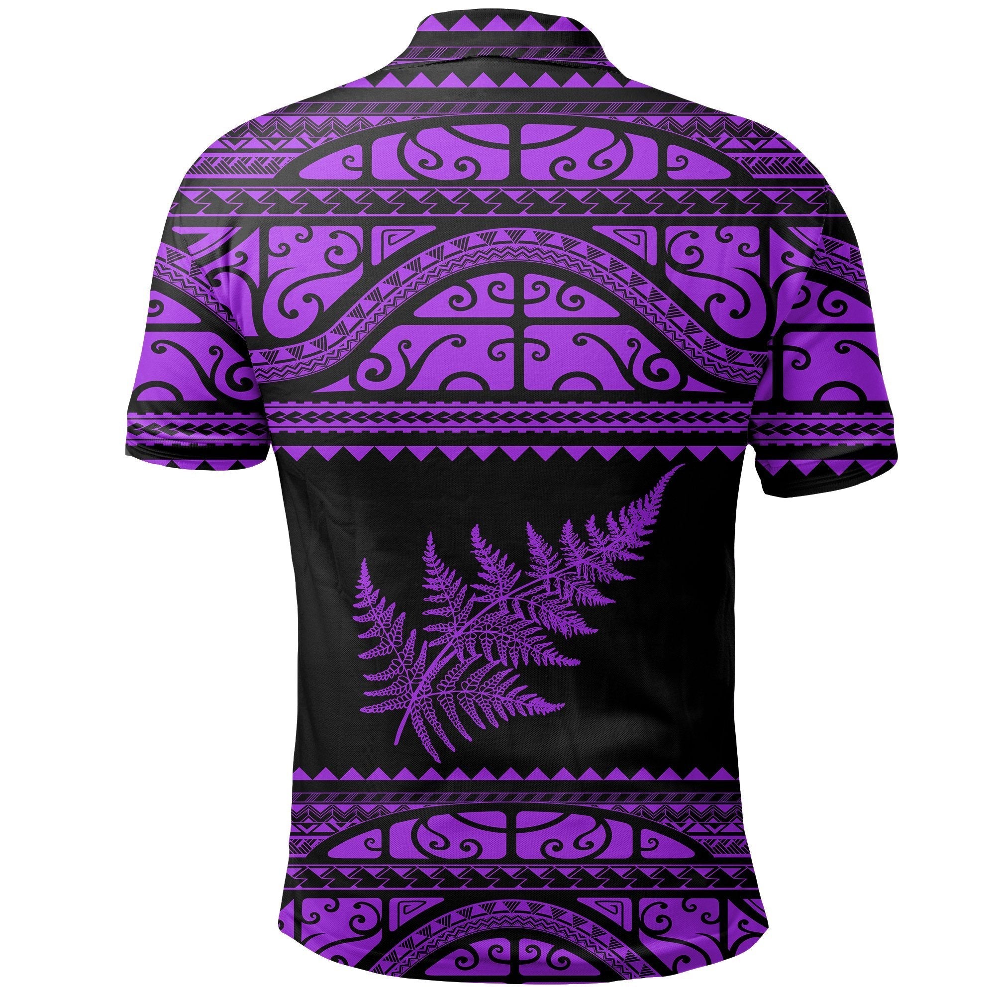 aotearoa-new-zealand-maori-polo-shirt-silver-fern