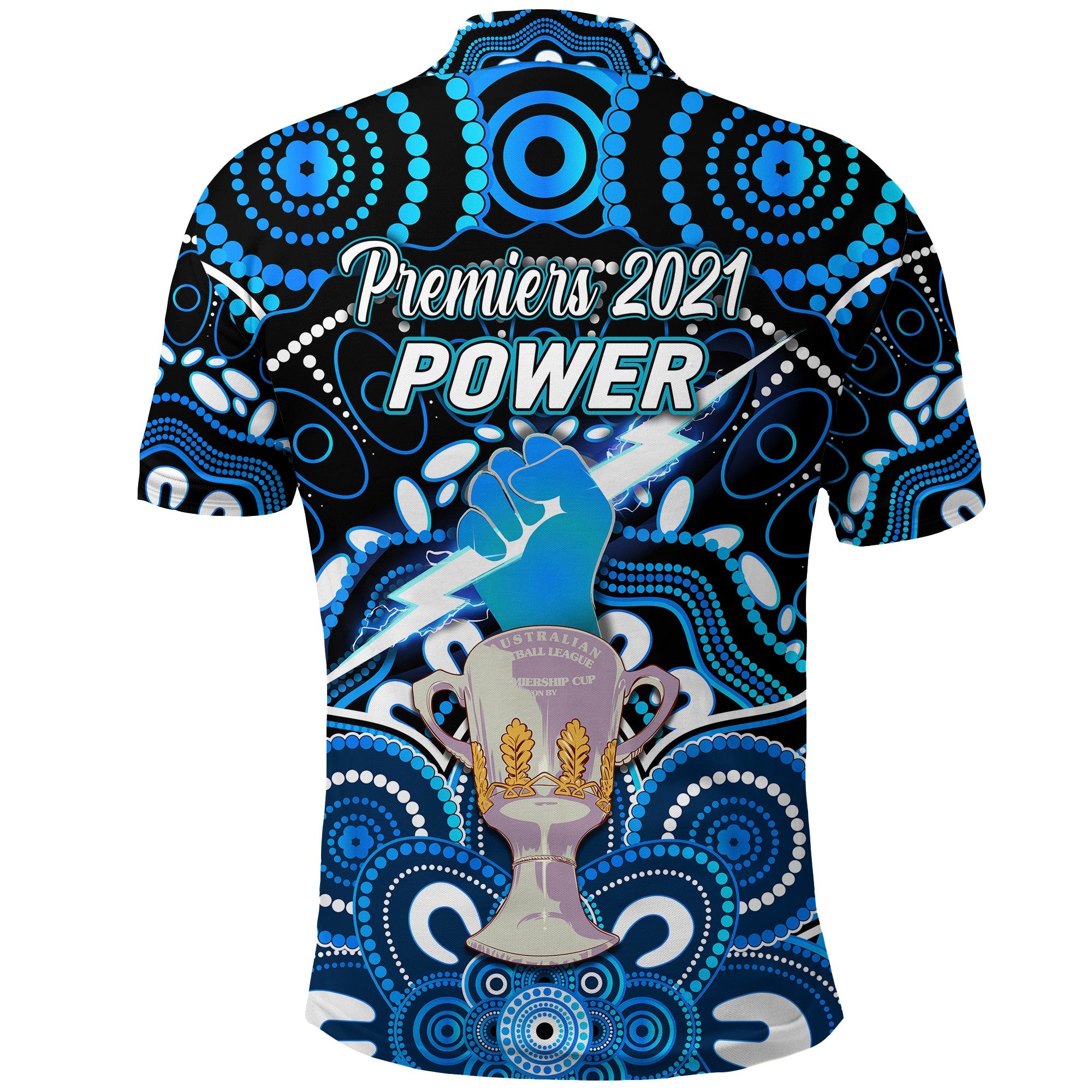 port-adelaide-power-indigenous-polo-shirt-football-2021-premiers-trophy