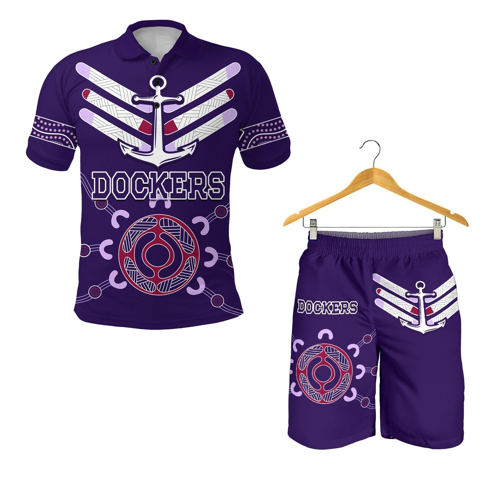 combo-polo-shirt-and-men-short-dockers-indigenous-fremantle