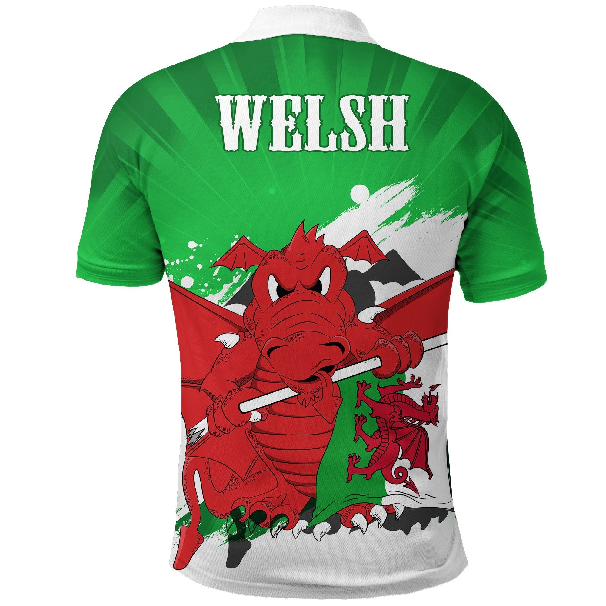 wales-polo-shirt-art-painting-style