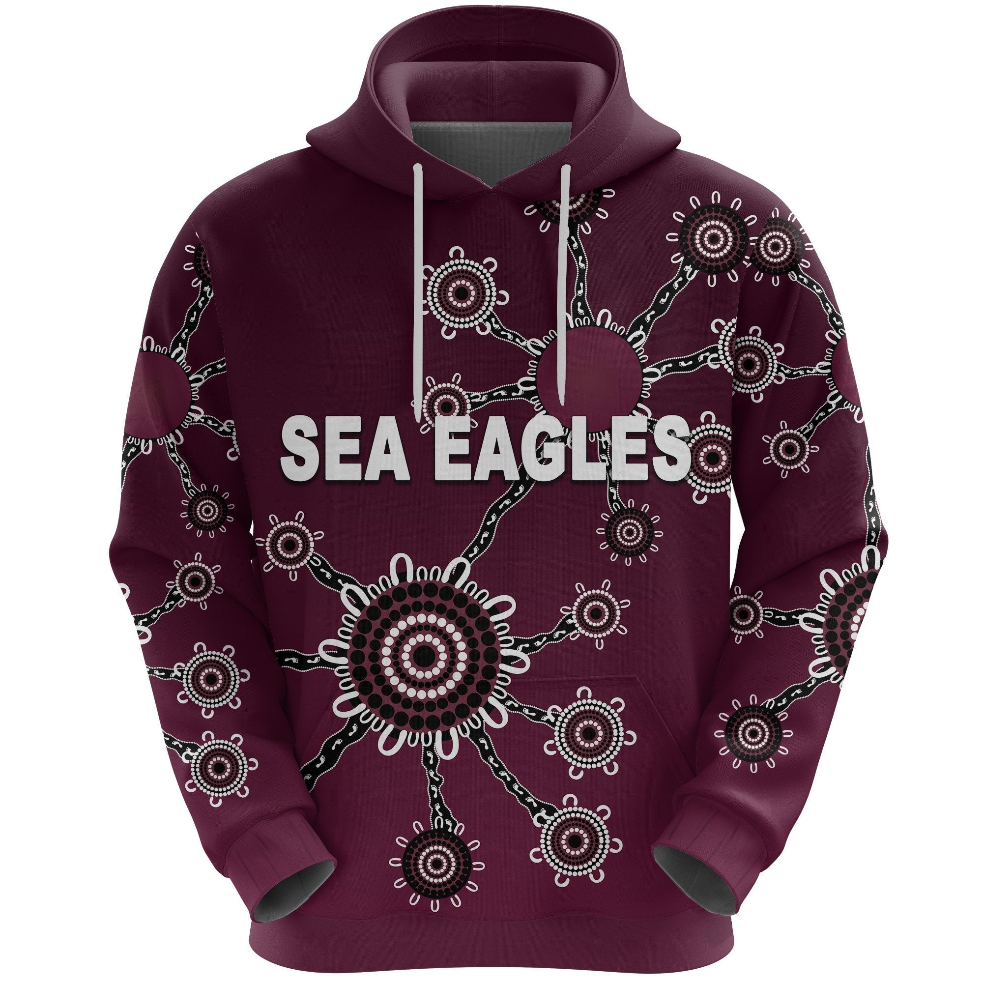 Warringah Hoodie Sea Eagles Simple Indigenous