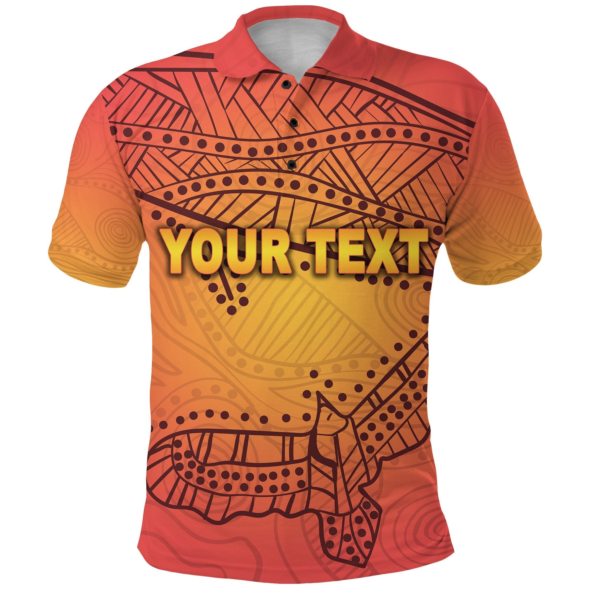 custom-personalised-gold-coast-polo-shirt-suns-simple-indigenous