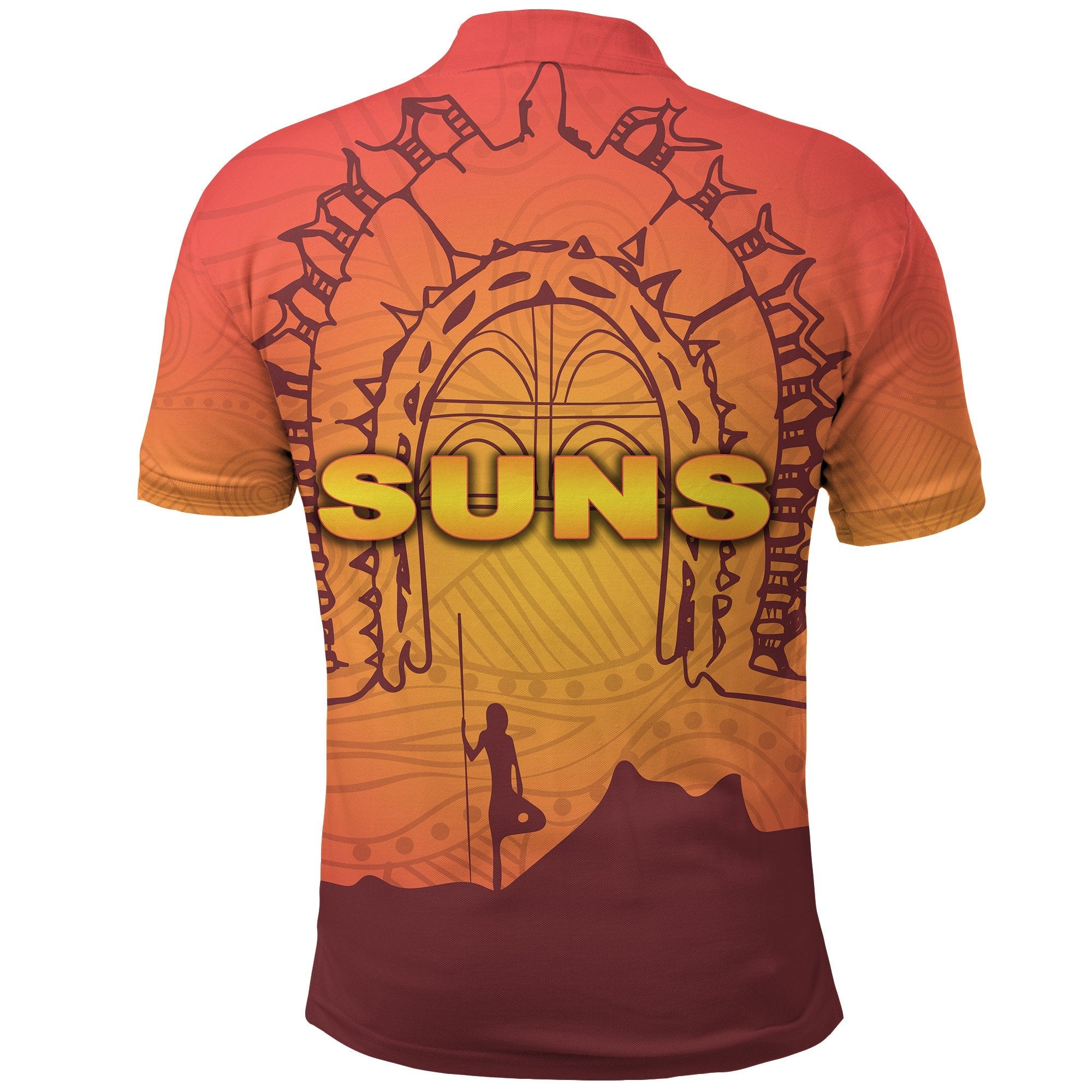 custom-personalised-gold-coast-polo-shirt-suns-simple-indigenous