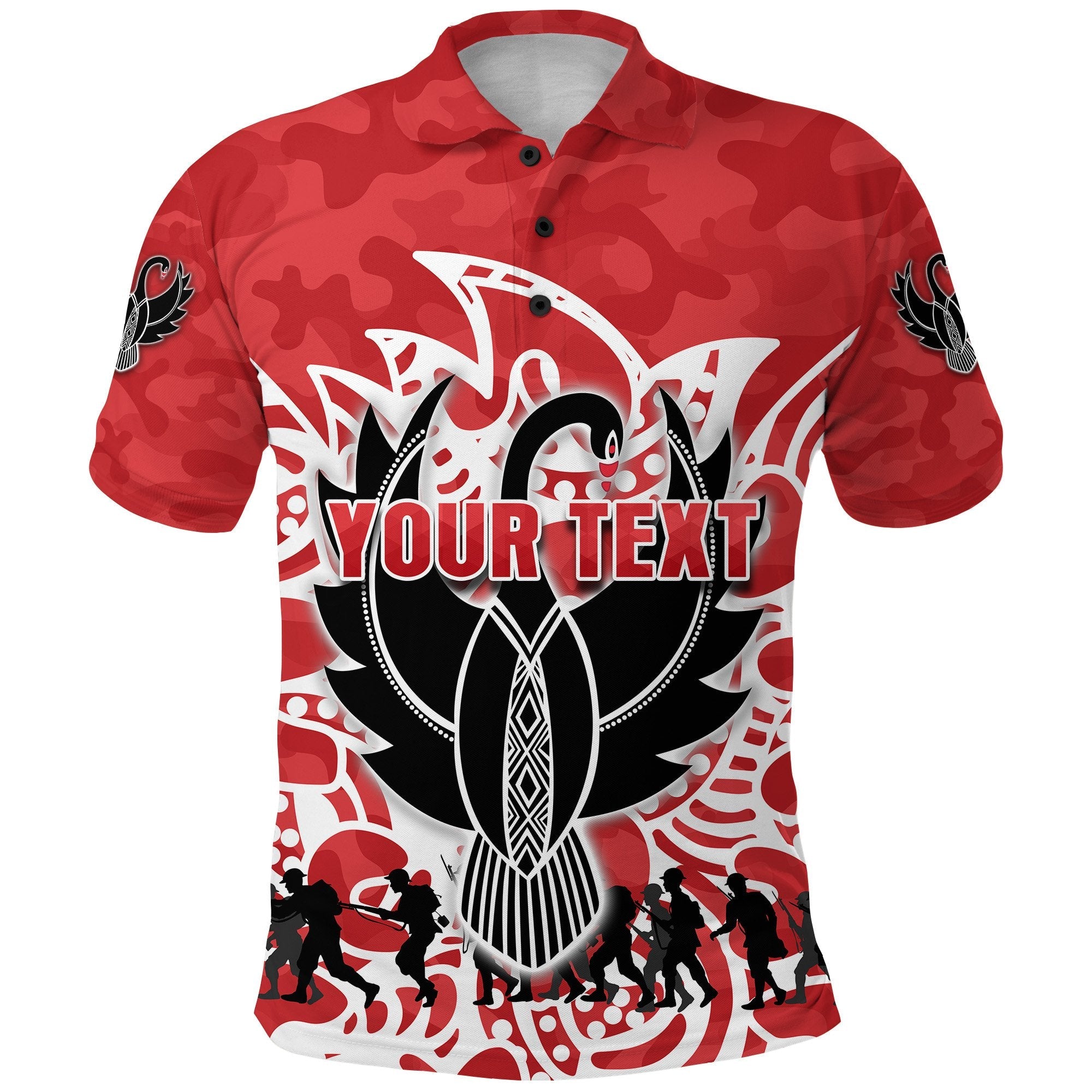 custom-personalised-sydney-swans-polo-shirt-anzac-day-simple-indigenous