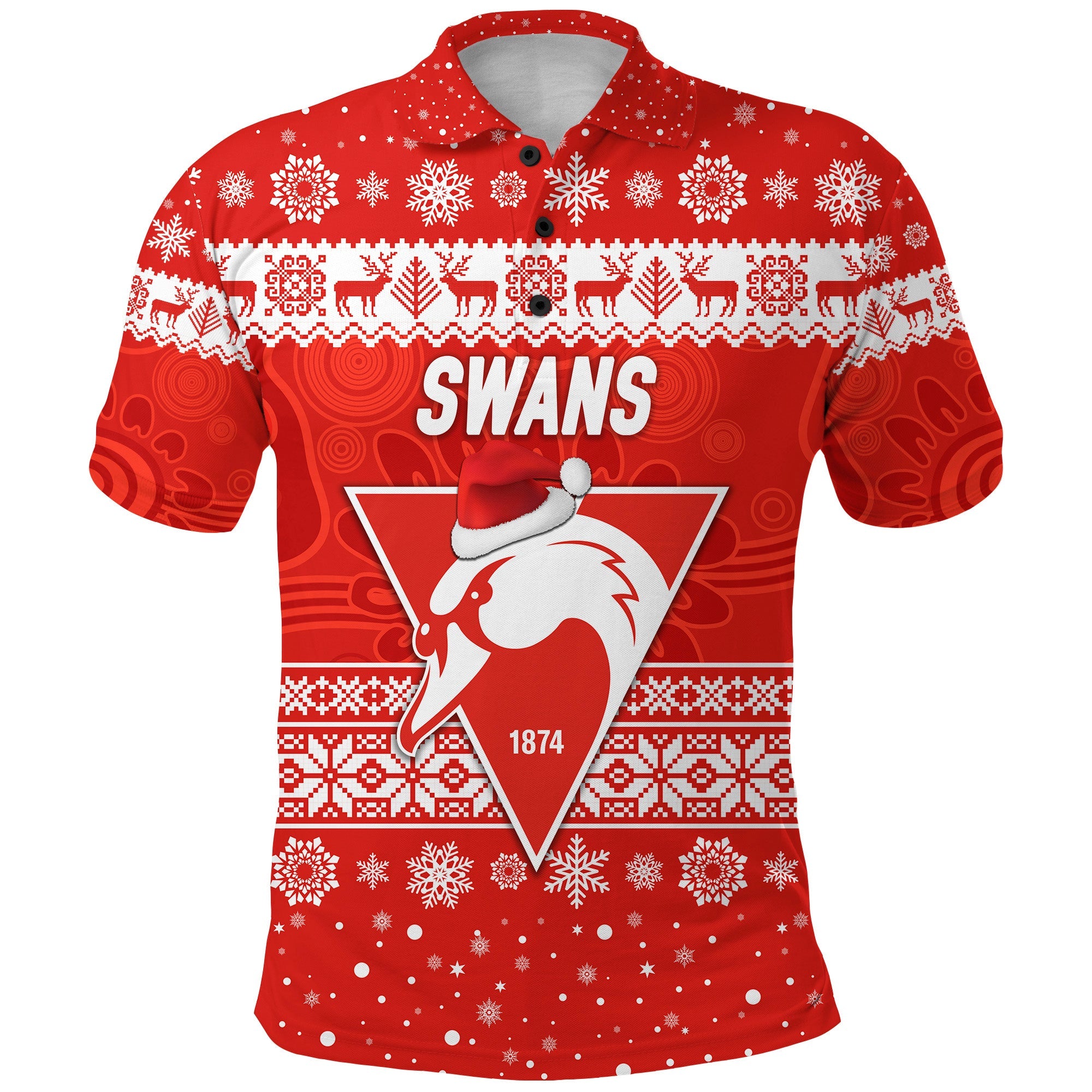 custom-personalised-sydney-swans-polo-shirt-christmas-simple-style