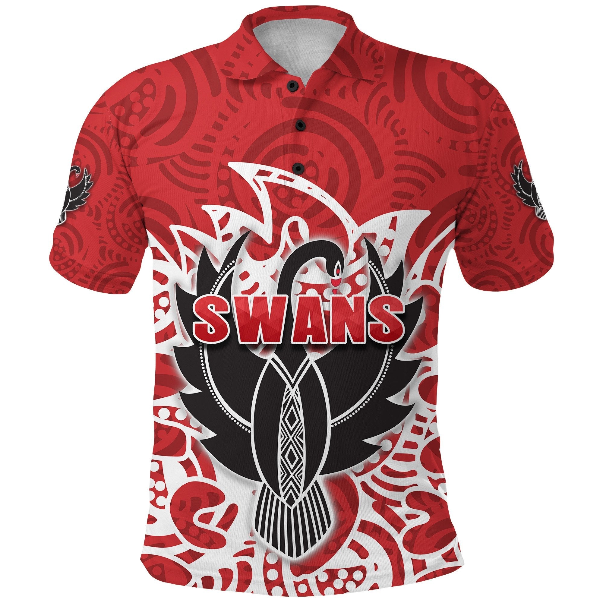 combo-polo-shirt-and-men-short-sydney-simple-indigenous-swans