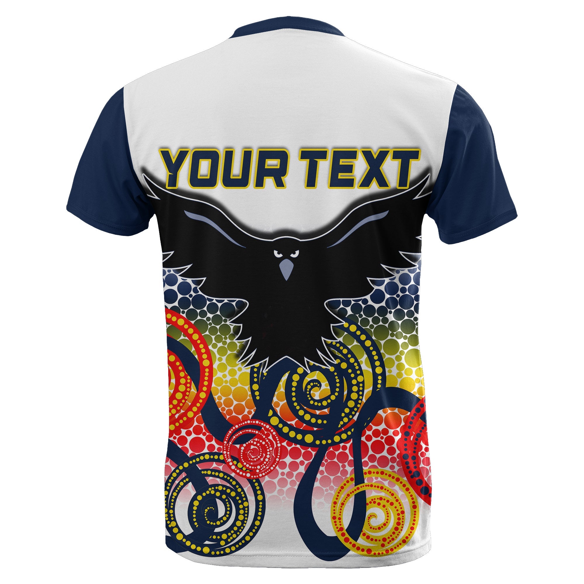 custom-personalised-adelaide-crows-t-shirt-indigenous-white-color