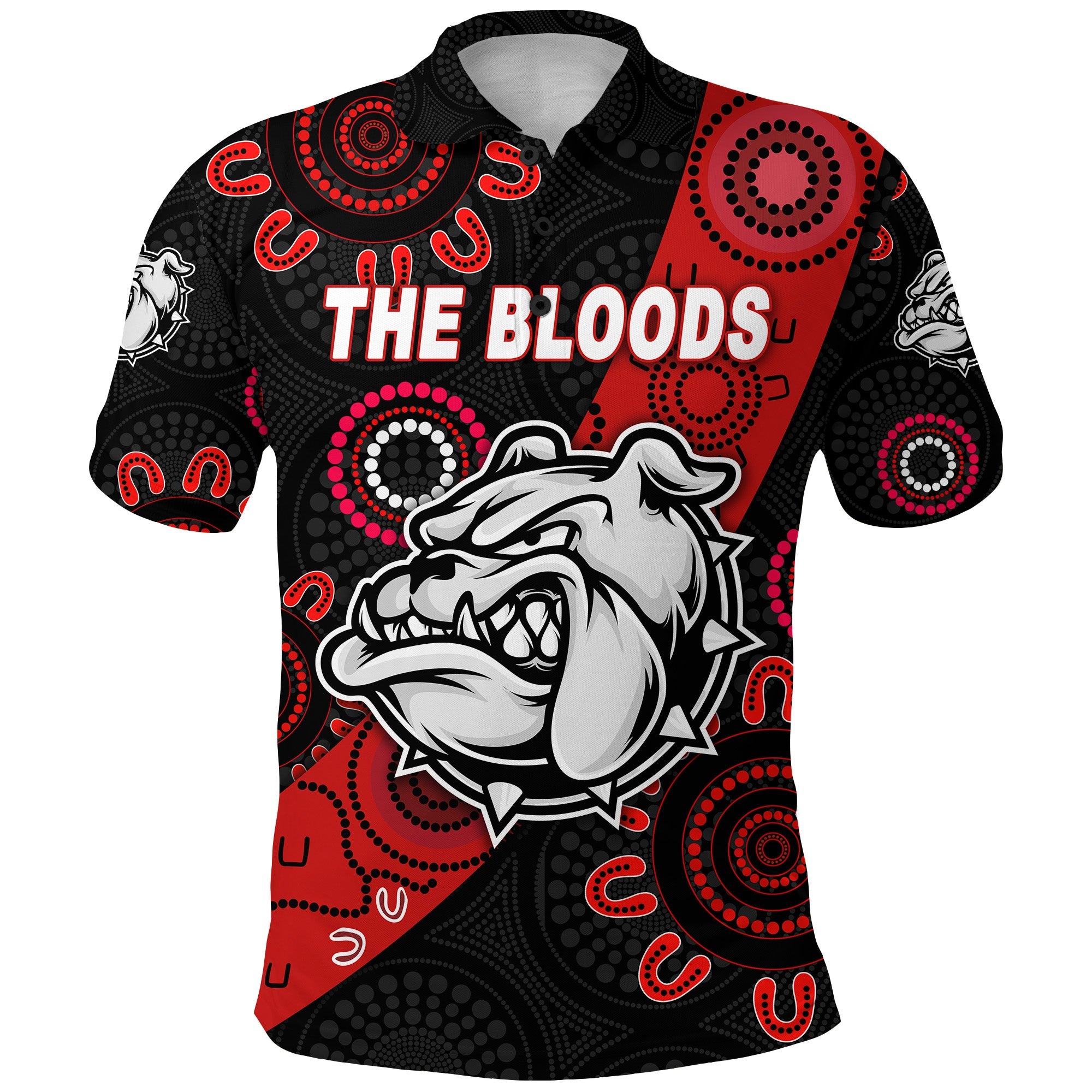 custom-personalised-west-football-club-alice-springs-polo-shirt-the-bloods-indigenous-version-custom-text-and-number