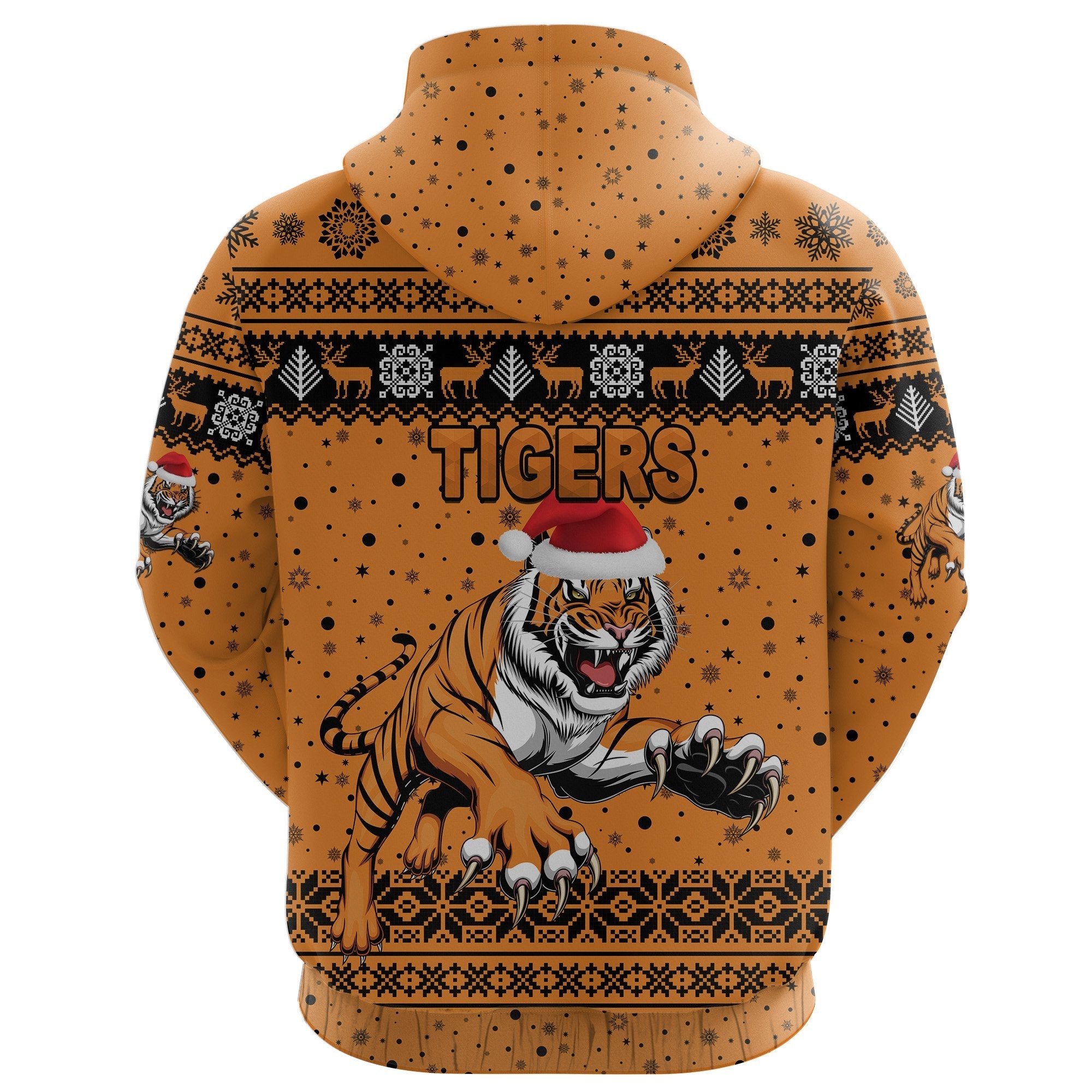 Wests Christmas Hoodie Tigers Unique Vibes - Orange