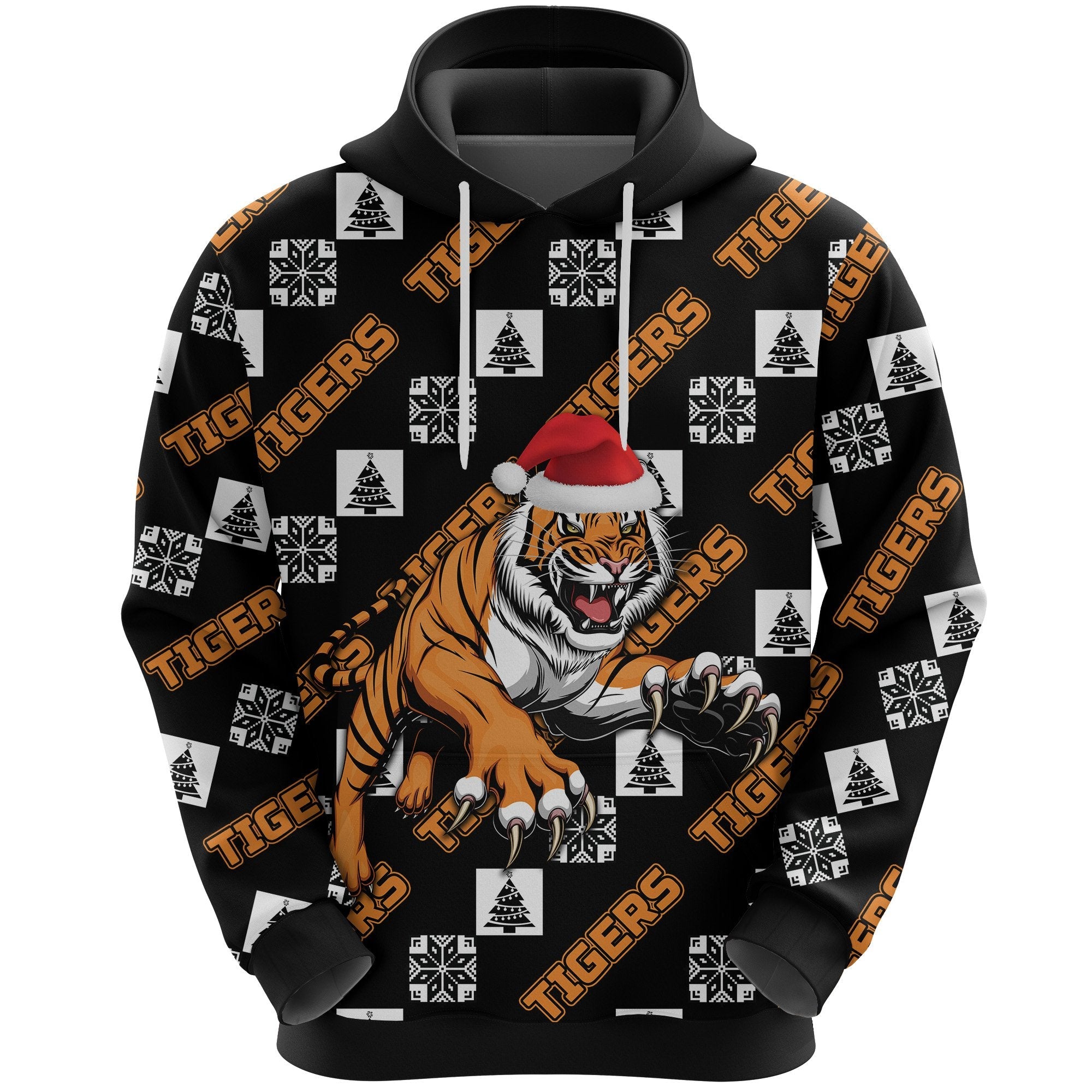 Wests Christmas Hoodie Tigers Fancy