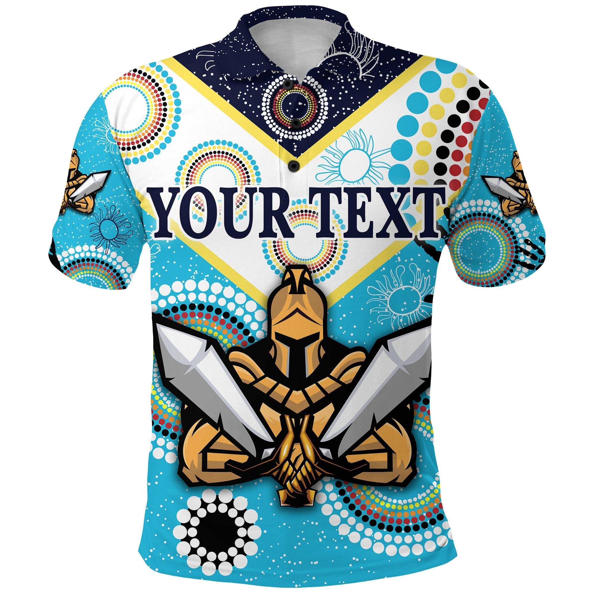 custom-personalised-gold-coast-polo-shirt-titans-gladiator-unique-indigenous