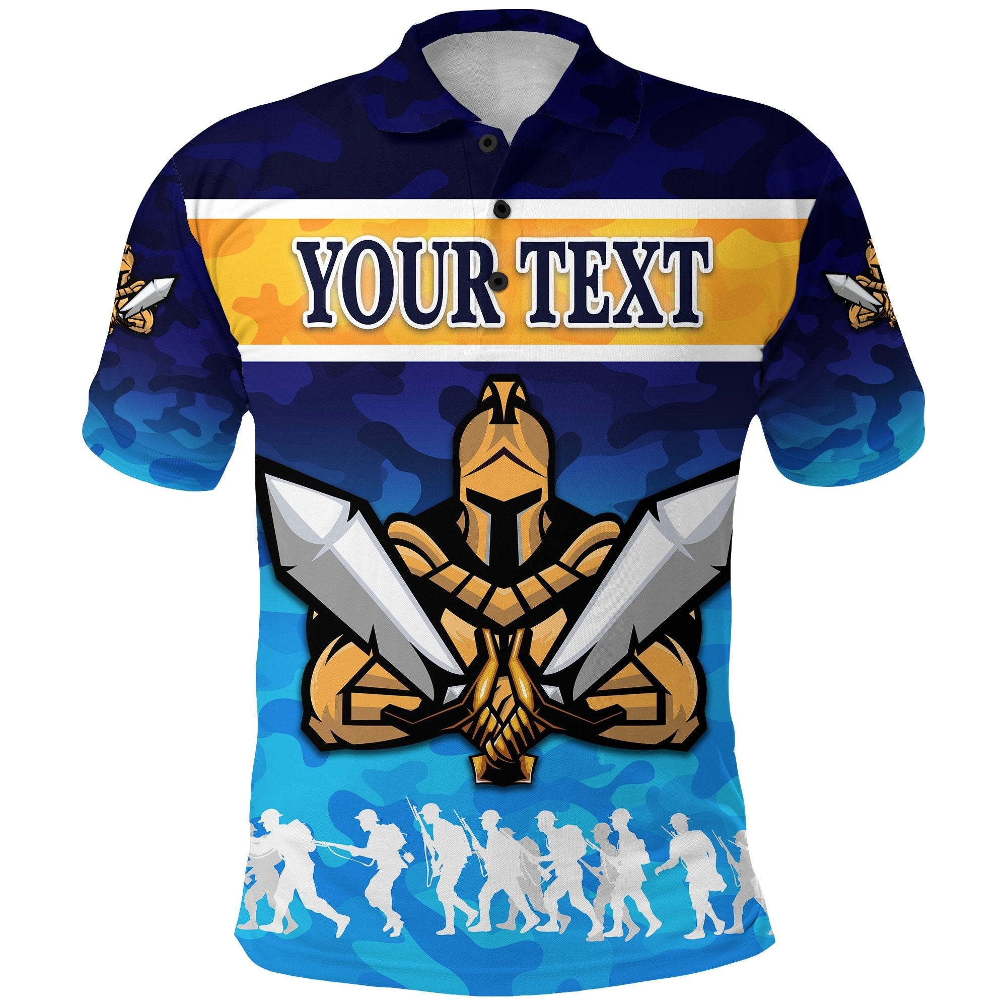 custom-personalised-gold-coast-polo-shirt-titans-gladiator-anzac-day-2021-version-camouflage