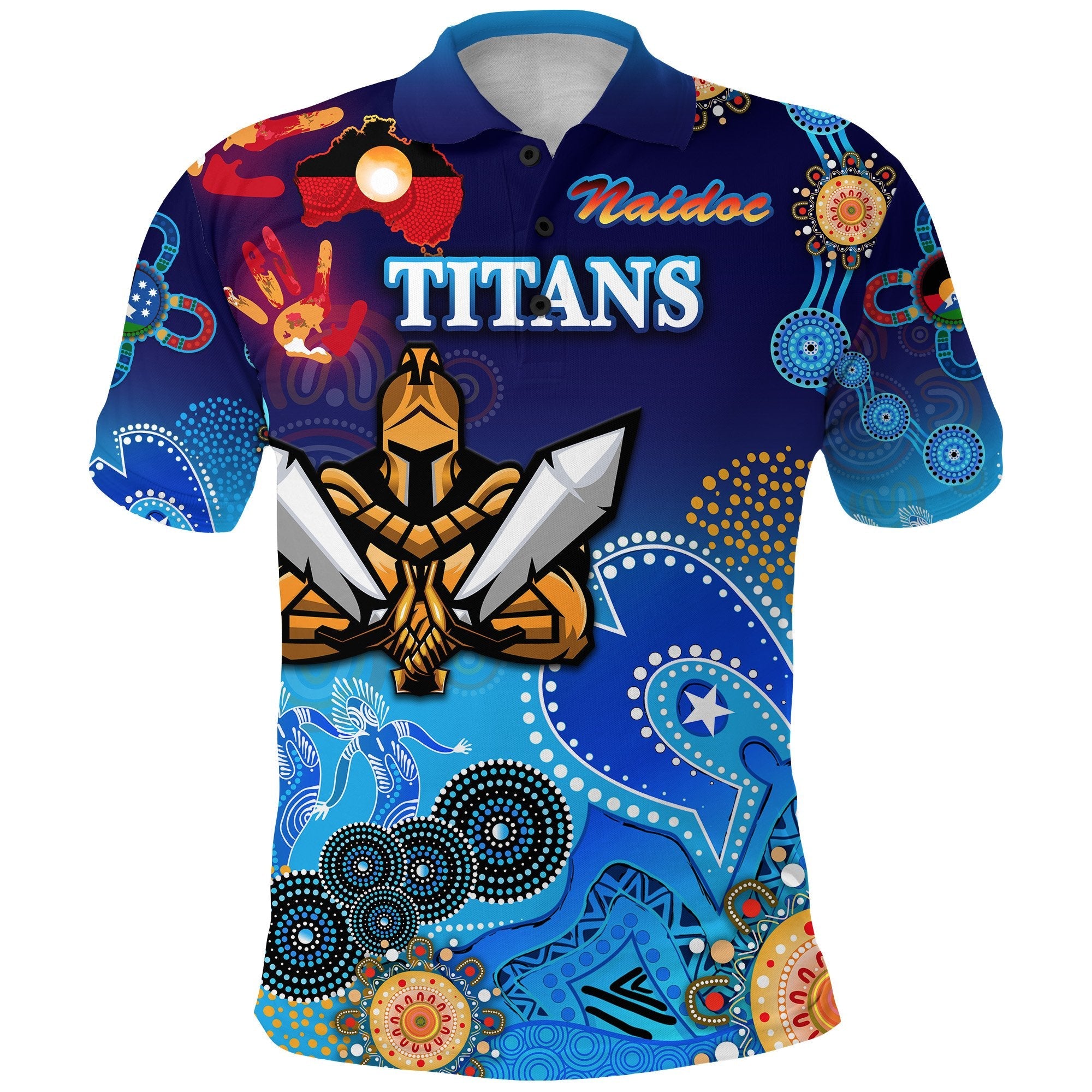 custom-personalised-gold-coast-titans-polo-shirt-gladiator-naidoc-heal-country-heal-our-nation-custom-text-and-number