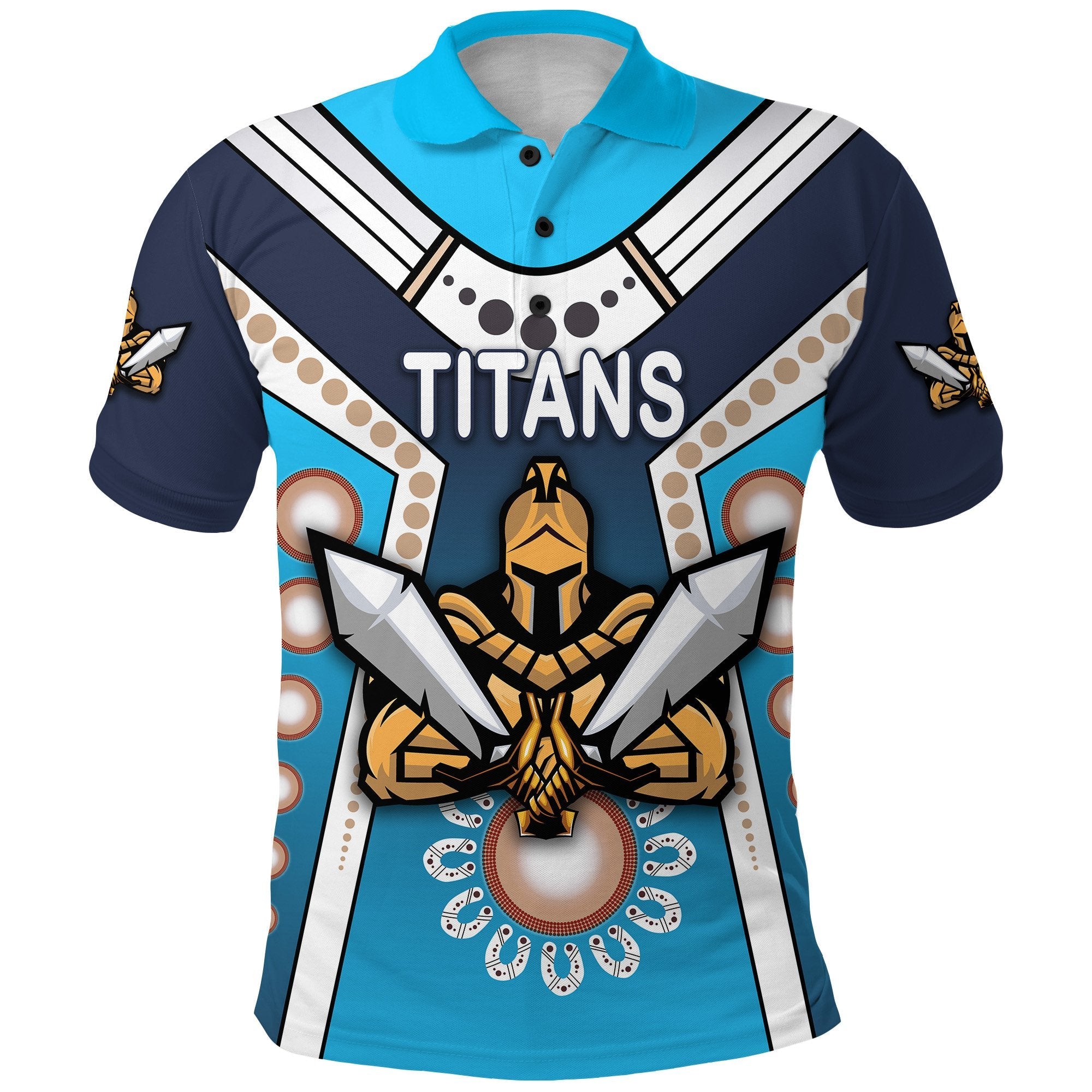 gold-coast-polo-shirt-titans-gladiator-simple-indigenous