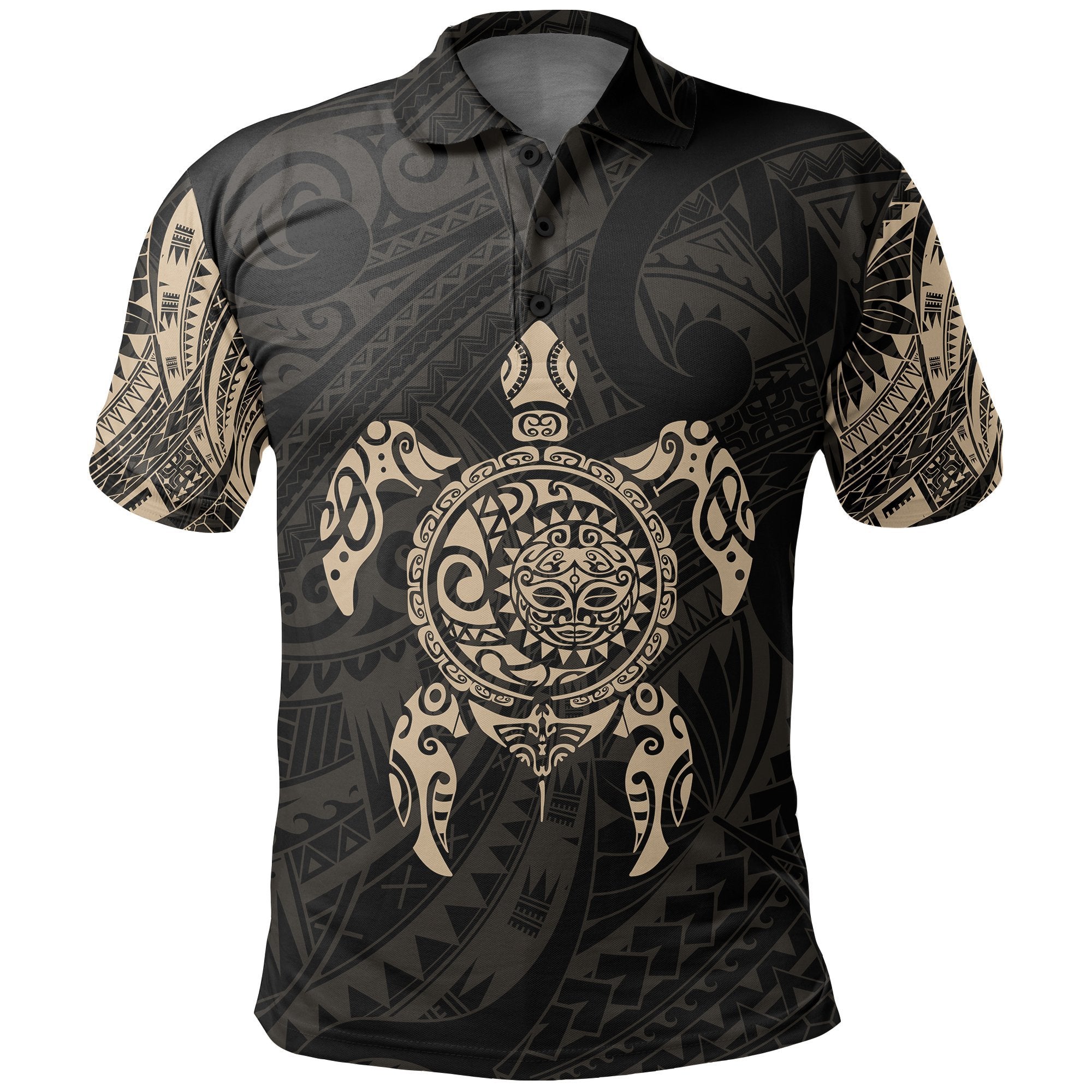 new-zealand-maori-polo-polynesian-turtle-tattoo-polo-shirt-gold