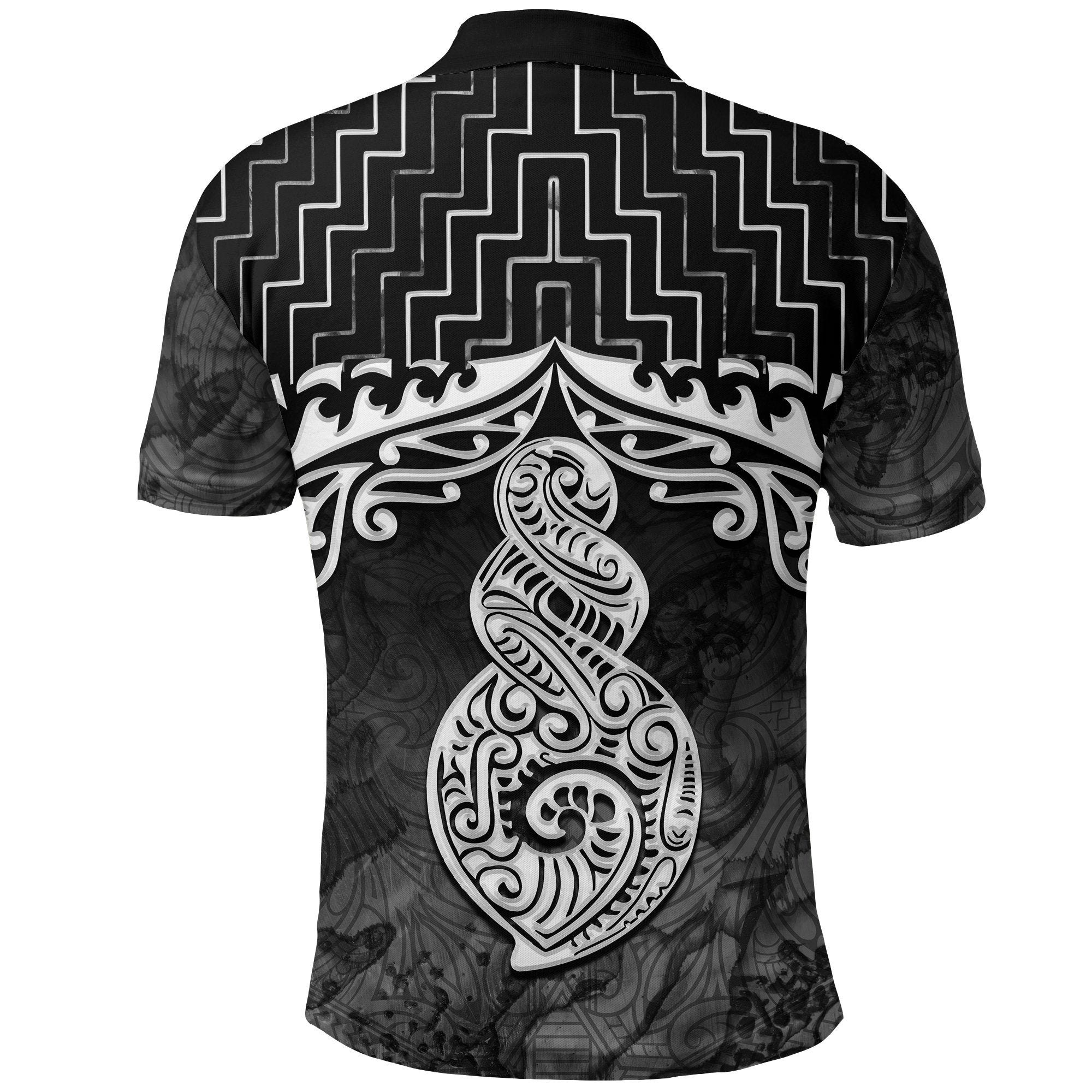 new-zealand-maori-polo-shirt-poutama-maori-twist-golf-shirt-black