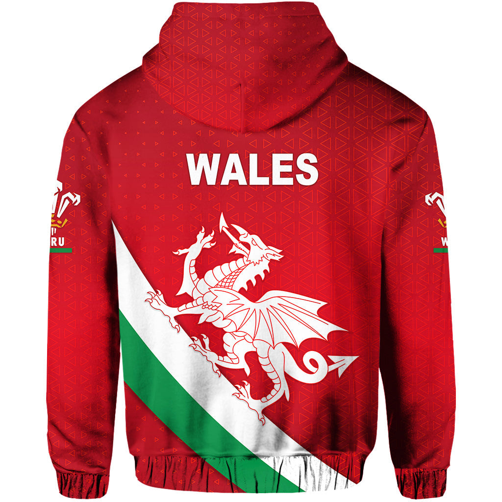 Wales Rugby Hoodie Welsh Cymru Vibes LT8