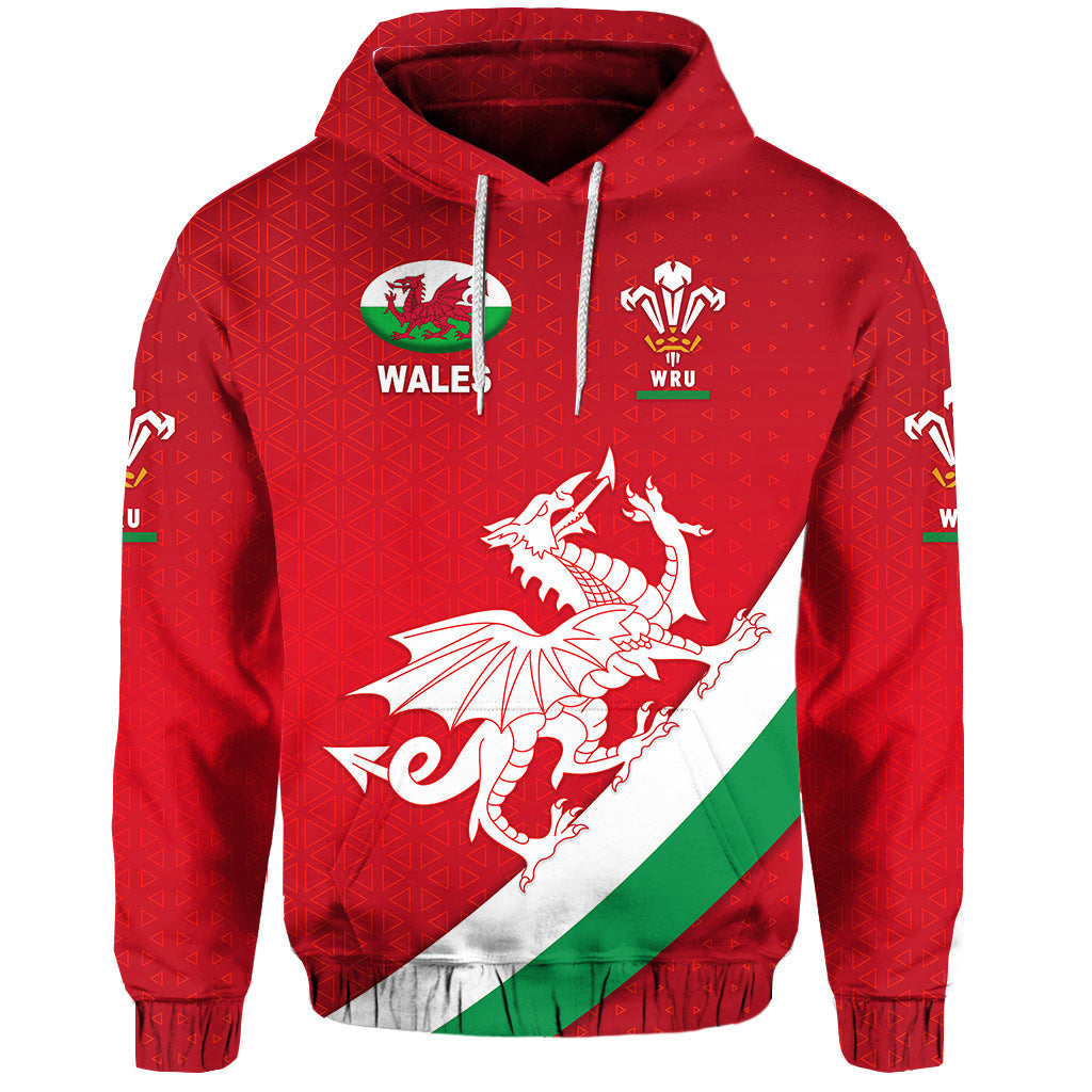 Wales Rugby Hoodie Welsh Cymru Vibes LT8