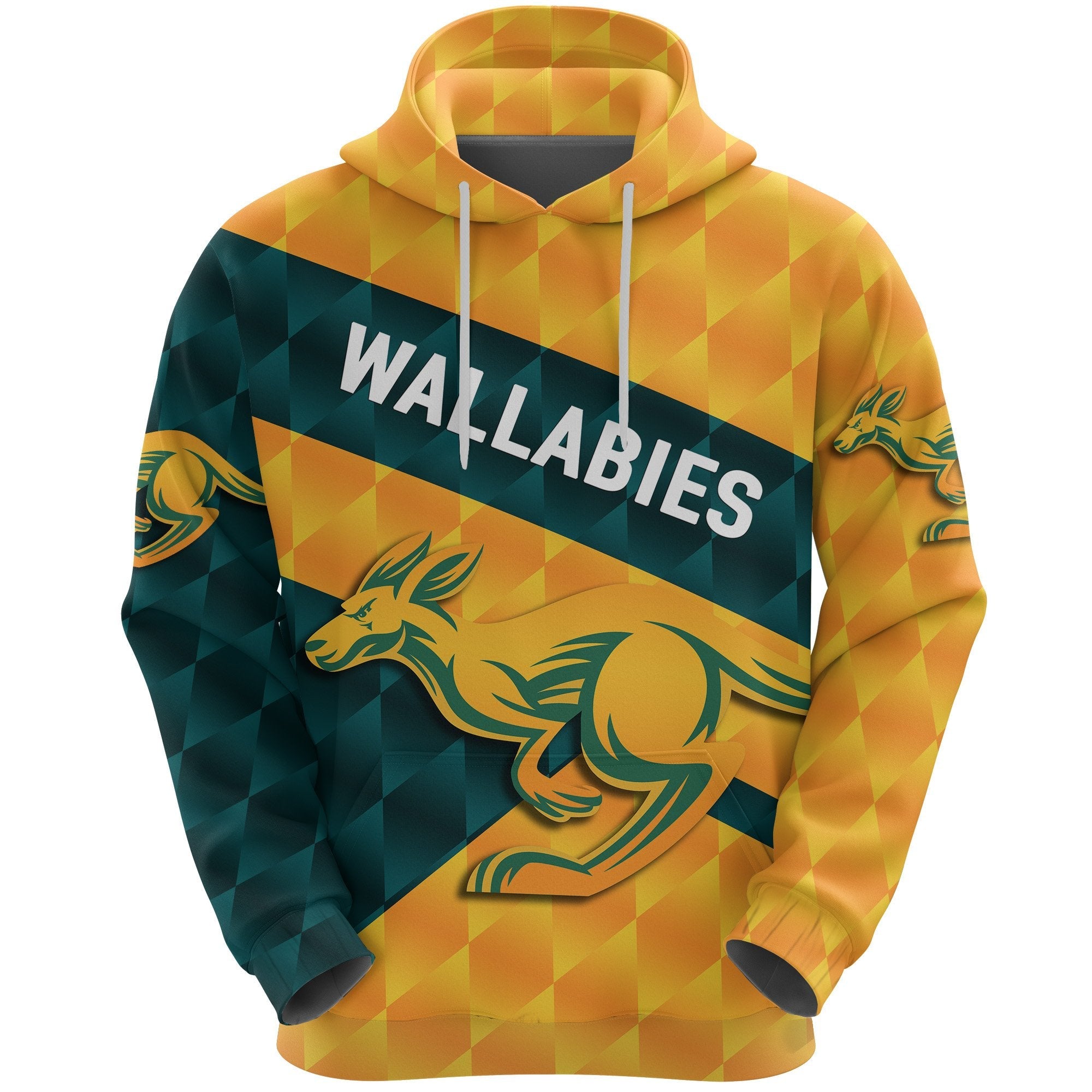 Wallabies Hoodie Sporty Style