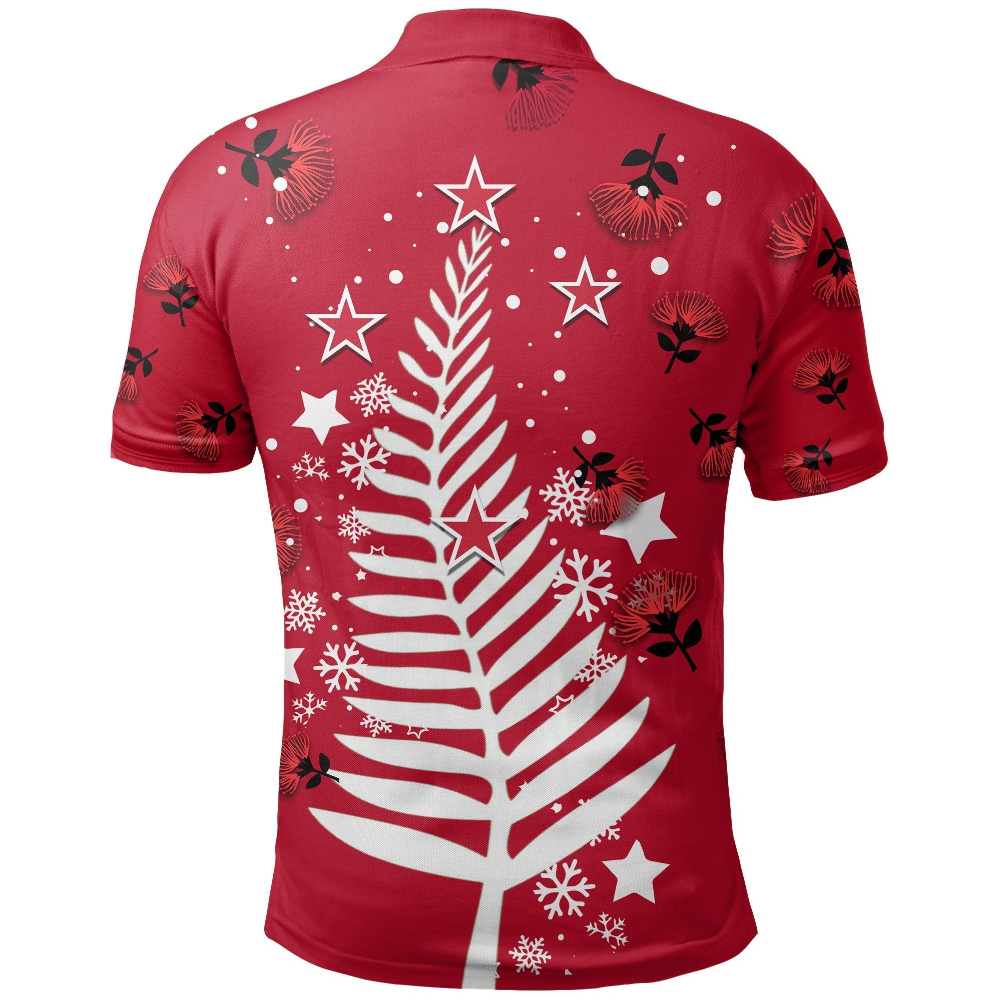 new-zealand-polo-shirt-silver-fern-christmas-tree