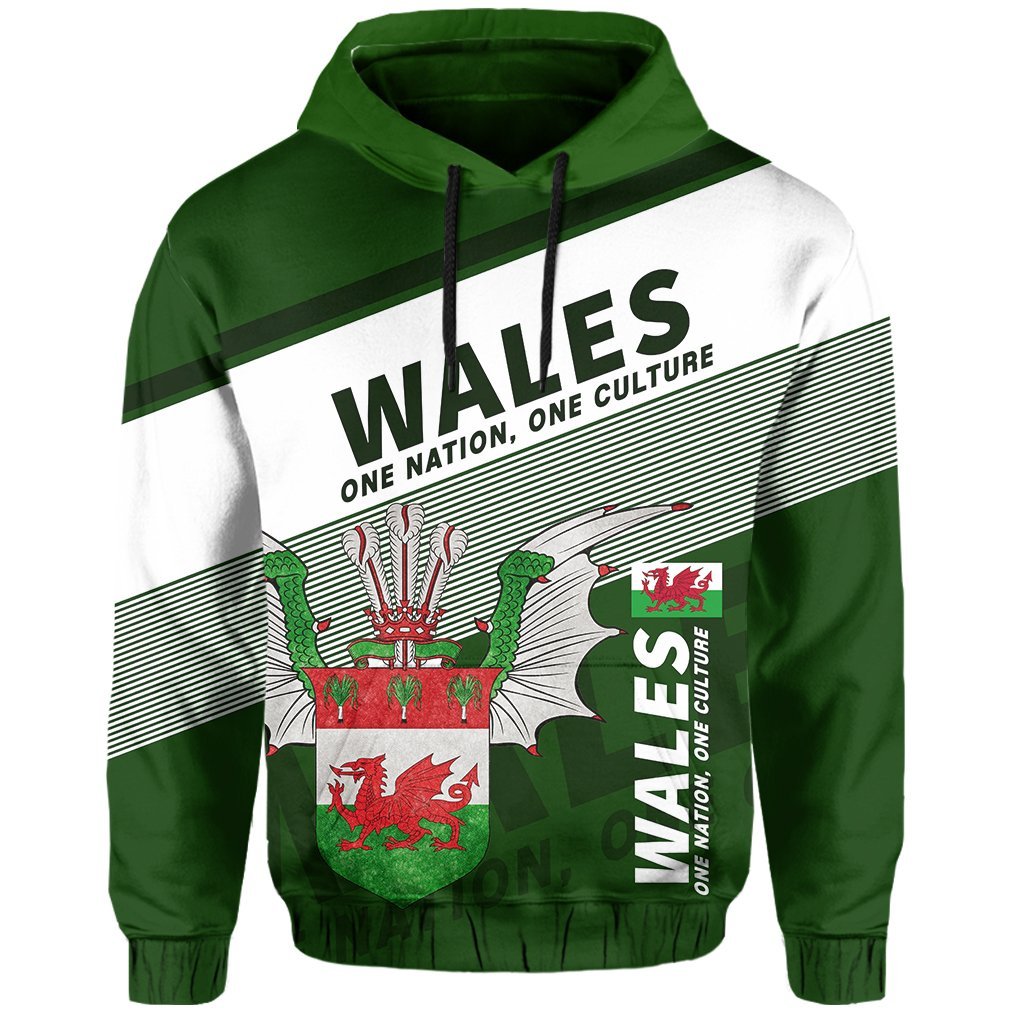 Wales Hoodie Flag Motto - Limited Style