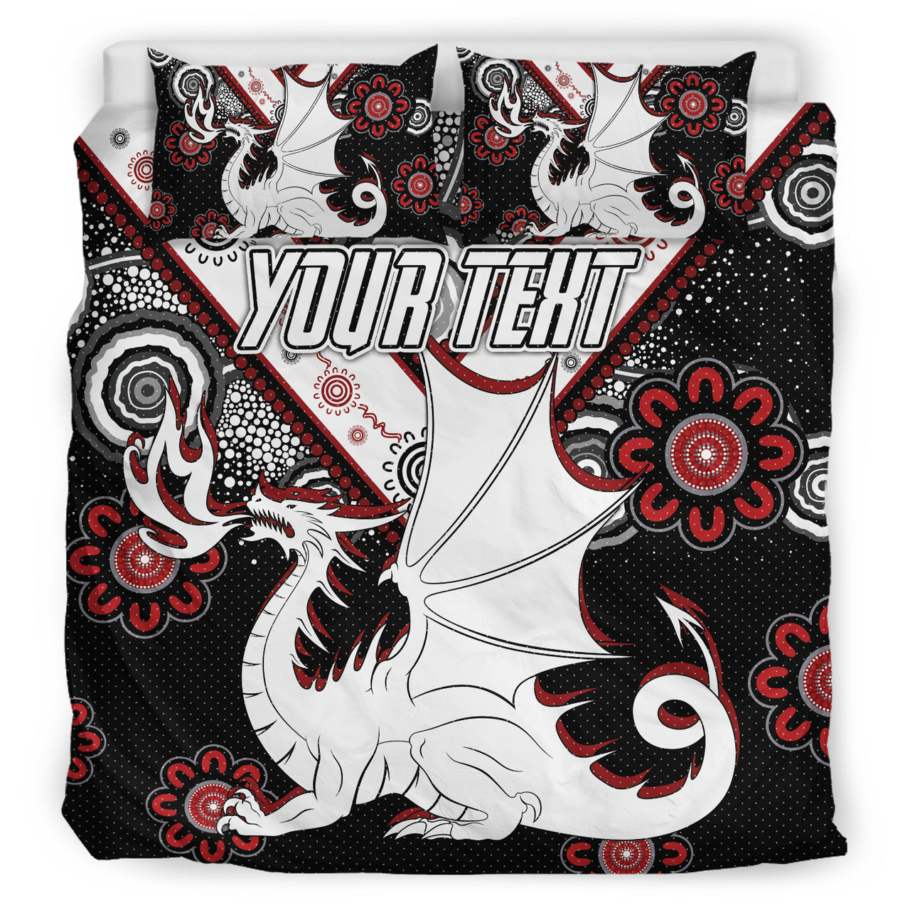 st-george-rugby-bedding-set-custom-aboriginal-dragons-bedding-set