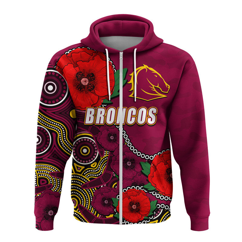 custom-personalised-anzac-day-nrl-broncos-army-mix-aboriginal-hoodie