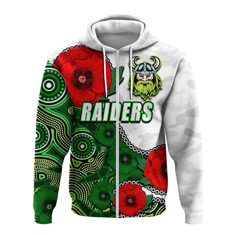 custom-personalised-anzac-day-nrl-raiders-army-mix-aboriginal-hoodie