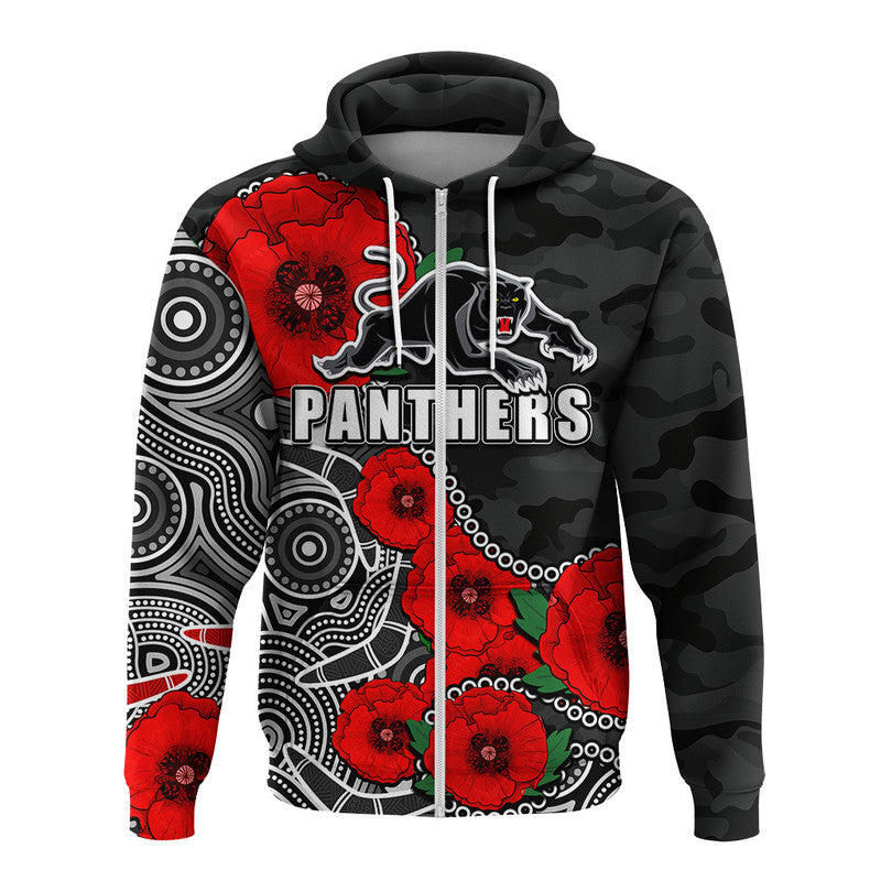 custom-personalised-anzac-day-nrl-panthers-army-mix-aboriginal-hoodie