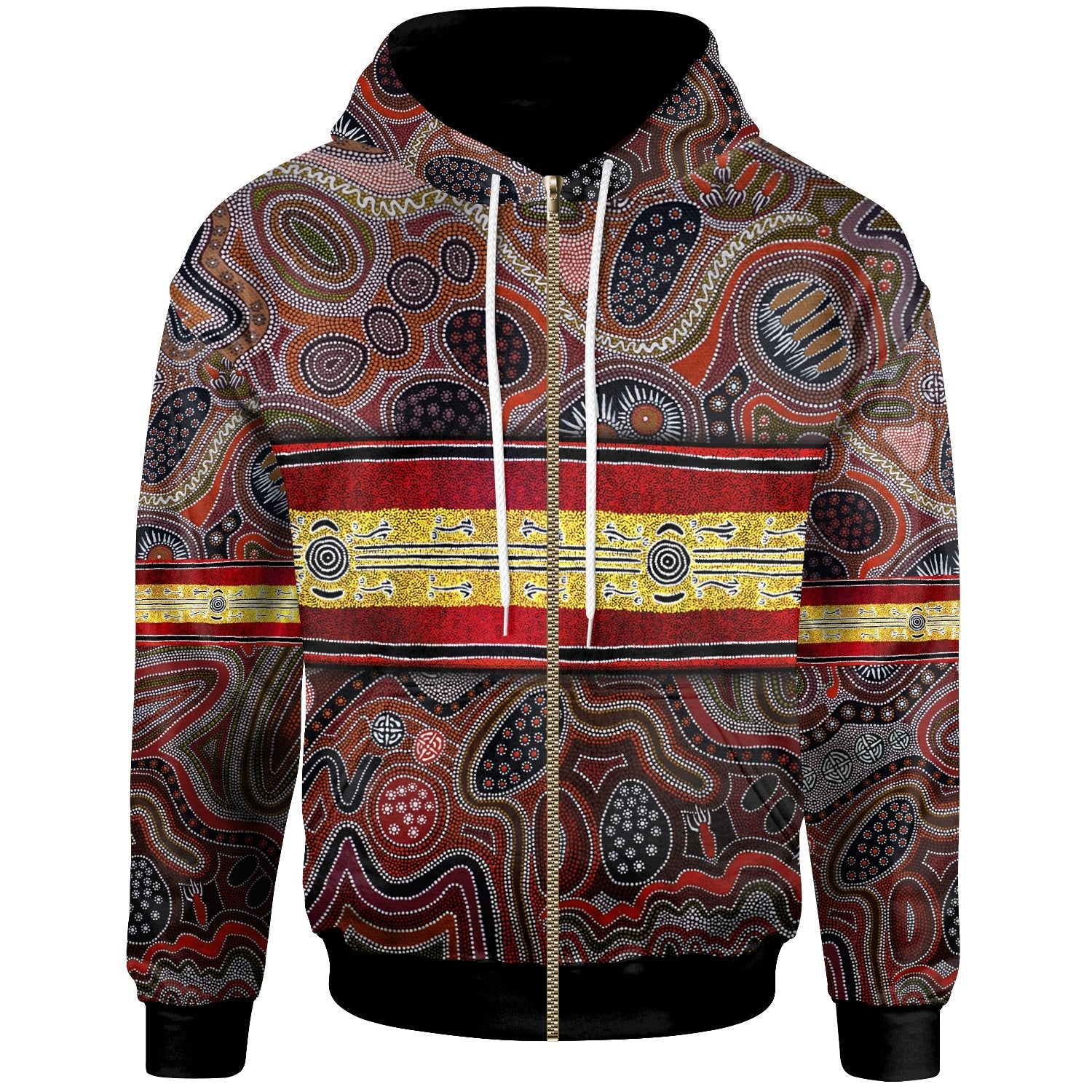 Zip Hoodie  - Aboriginal Unique Style 2021